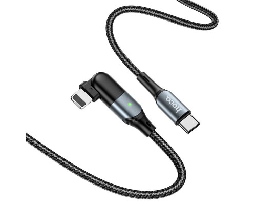 Дата кабель Hoco U100 "Orbit PD" Type-C to Lightning (1.2 m) (00000052963_1)