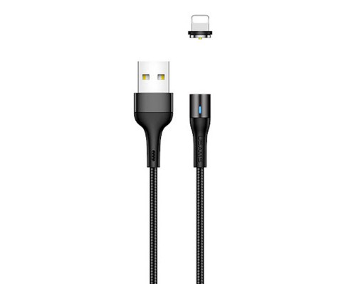 Дата кабель USAMS US-SJ336 U29 Magnetic USB to Lightning (2m) (00000049228_3)