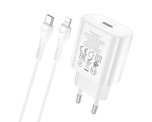 СЗУ Hoco N22 Jetta PD25W + Type-C to Lightning (00000055848_1)