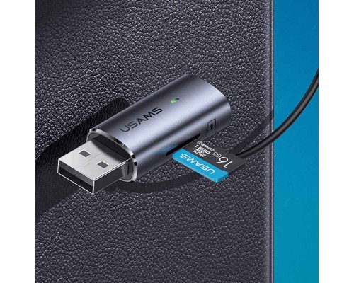 Bluetooth ресивер USAMS US-SJ504 Aluminum Alloy Car Wireless Audio Receiver BT 5.0 (00000051949_1)