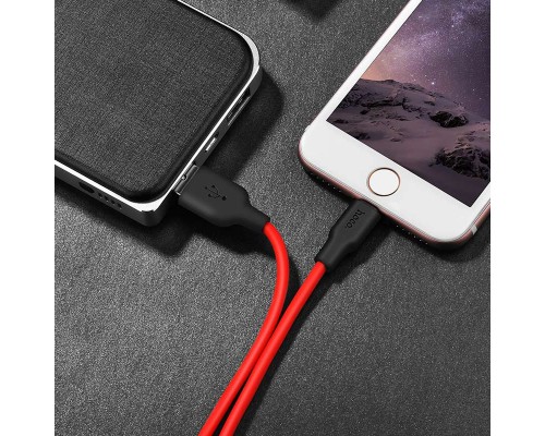 Дата кабель Hoco X21 Plus Silicone Lightning Cable (2m) (00000035213_3)