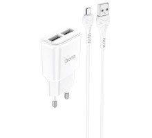 СЗУ HOCO C88A (2USB/2.4A) + MicroUSB (00000055845_1)