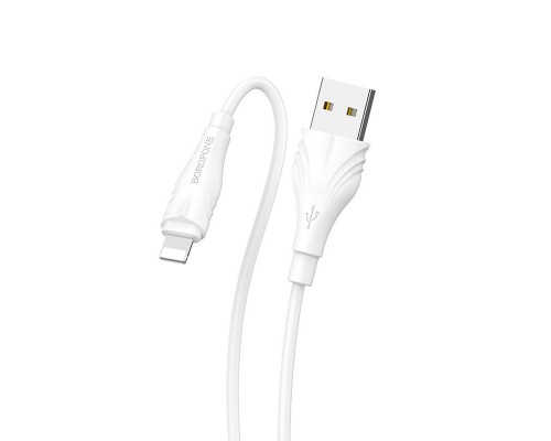 Дата кабель Borofone BX18 Optimal USB to Lightning (1m) (00000056884_1)