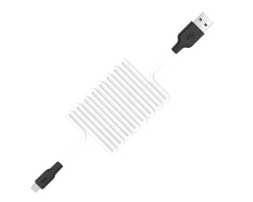 Дата кабель Hoco X21 Plus Silicone MicroUSB Cable (1m) (00000035239_1)