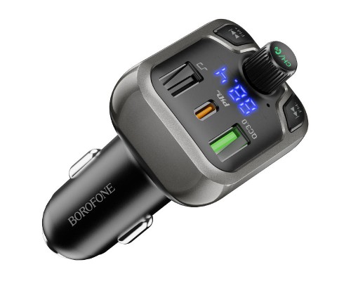 АЗУ FM модулятор Borofone BC38 Flash Energy PD20W+QC3.0 (00000057069_1)