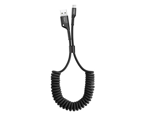 Дата кабель Baseus Fish Eye Spring Data Lightning Cable 2A (1m) (CALSR) (00000031840_1)