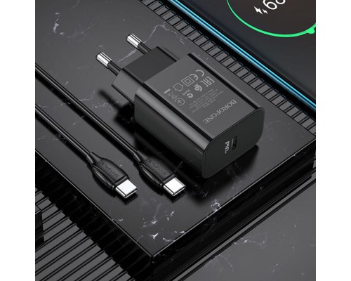 СЗУ Borofone BA65A Single port PD20W + Type-C + Type-C (00000057018_1)