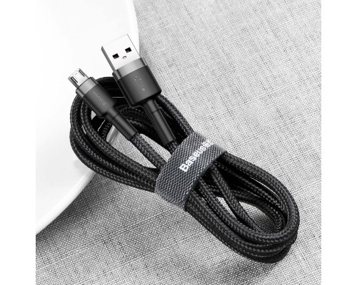Дата кабель Baseus Cafule MicroUSB Cable 1.5A (2m) (CAMKLF) (00000048647_1)