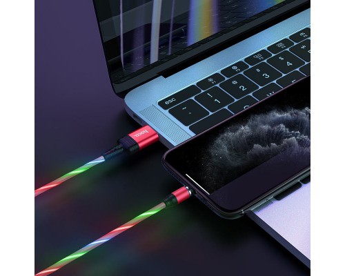 Дата кабель Hoco U90 "Ingenious streamer" Lightning (1m) (00000048106_1)