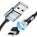 Дата кабель Hoco U94 "Universal magnetic" Lightning (1.2 m) (00000041684_1)