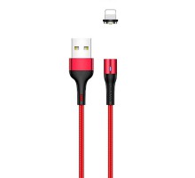Дата кабель USAMS US-SJ336 U29 Magnetic USB to Lightning (2m) (00000049228_2)