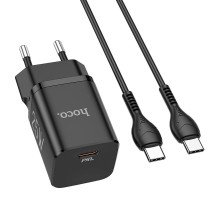 СЗУ HOCO N19 Rigorous PD25W 1Type-C + cable Type-C to Type-C (00000052993_2)