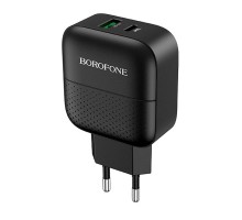 СЗУ Borofone BA46A PD 18W+QC3.0 (1USB/1Type-C/3A) (00000055344_1)