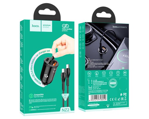 АЗУ Hoco NZ2 Link PD30W+QC3.0 + Type-C + Type-C (00000056848_1)