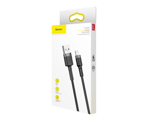 Дата кабель Baseus Cafule Lightning Cable 1.5A (2m) (CALKLF-C) (00000038235_3)