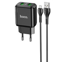 СЗУ HOCO N6 QC3.0 (2USB/3A) + USB - MicroUSB (00000049065_2)