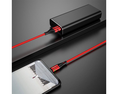 Дата кабель Hoco U93 "Shadow" MicroUSB (1.2 m) (00000040795_2)