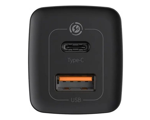 СЗУ Baseus GaN2 Lite QC (Type-C/USB 65W) with Type-C Cable (CCGAN2L-B01) (00000052337_1)