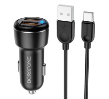 АЗУ Borofone BZ17 QC3.0 (2USB/3A) + Type-C (00000055341_1)