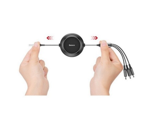 Дата кабель Baseus Golden Loop 3-in-1 (1.2m) (CAMLT-JH) (00000035167_1)