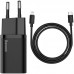 СЗУ Baseus Super Si Quick Charger 1C 20W + кабель Type-C to Lightning (TZCCSUP-B) (00000048652_1)