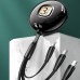 Дата кабель Usams US-SJ508 U69 3IN1 Retractable Cable 1m (00000049214_1)