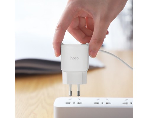 СЗУ Hoco C59A (2USB/2.4A) + Type-C (00000039224_1)