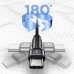 Дата кабель USAMS US-SJ477 U60 Rotatable USB to Type-C (1m) (00000042605_1)
