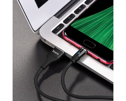 Дата кабель Hoco U76 "Fresh magnetic" MicroUSB (1.2m) (00000038167_1)