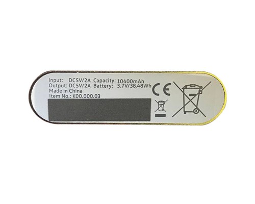 Портативное зарядное устройство Power Bank Silver iRon 10400 mAh (00000053595_1)