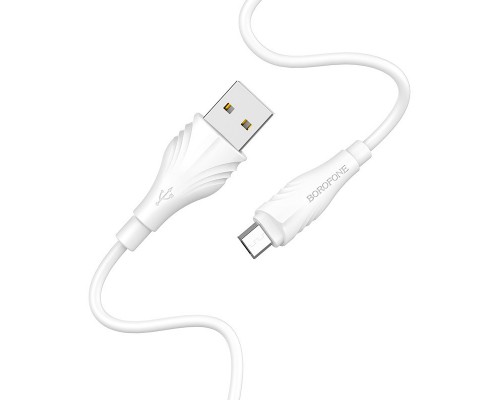 Дата кабель Borofone BX18 Optimal USB to MicroUSB (2m) (00000056879_1)
