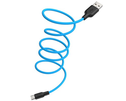 Дата кабель Hoco X21 Plus Silicone Type-C Cable (1m) (00000035217_2)