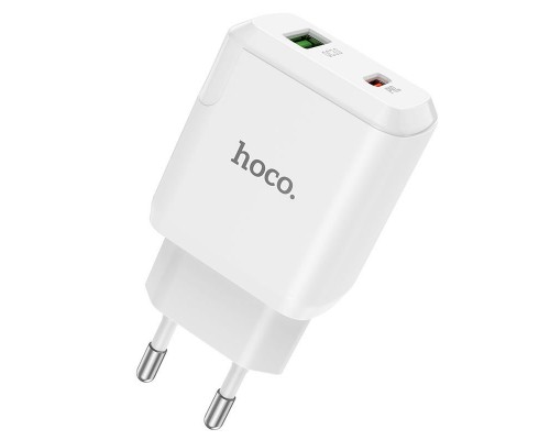 СЗУ Hoco N5 Favor 20W PD+QC3.0 (1USB/1Type-C/3A) (00000048311_2)