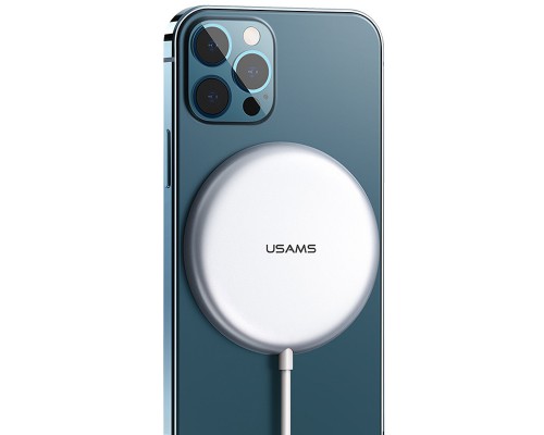 БЗУ Usams US-CD160 W2,15W, Type-C (магнитный) (00000042593_1)
