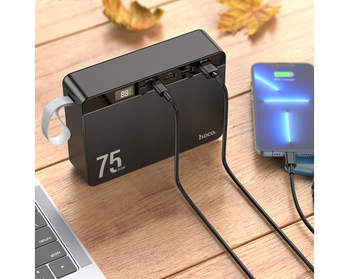 Портативное зарядное устройство Power Bank Hoco J94 Overlord 22.5W 75000 mAh (00000058382_1)