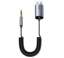 Bluetooth ресивер USAMS US-SJ504 Aluminum Alloy Car Wireless Audio Receiver BT 5.0 (00000051949_1)