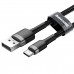 Дата кабель Baseus Cafule Type-C Cable 3A (0.5m) (CATKLF-A) (00000034279_1)