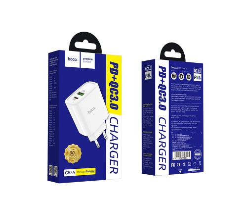 СЗУ HOCO C57A PD+QC3.0 (1USB/3.1A) (00000033985_1)