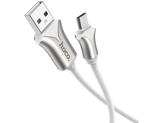 Дата кабель Hoco U67 Soft Silicone MicroUSB (1.2m) (00000035219_1)
