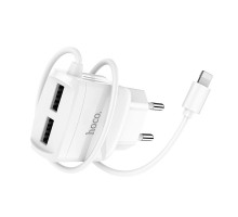 СЗУ Hoco C59A (2USB/2.4A) +lightning (00000039222_1)