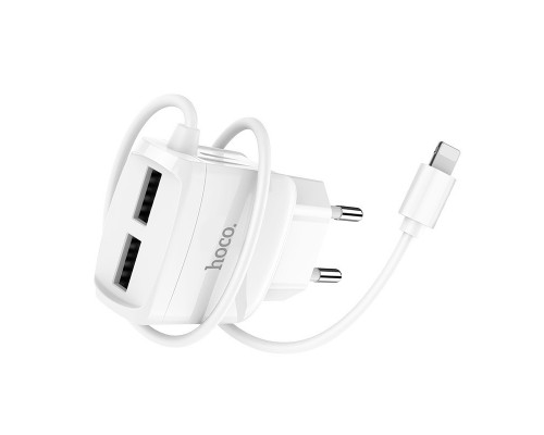 СЗУ Hoco C59A (2USB/2.4A) +lightning (00000039222_1)