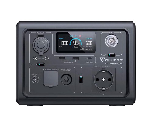 Портативная зарядная станция BLUETTI EB3A | 600 Вт 268 Вт-час (00000057935_1)