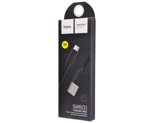 Дата кабель Hoco X5 Bamboo USB to Type-C (100см) (00000022948_3)