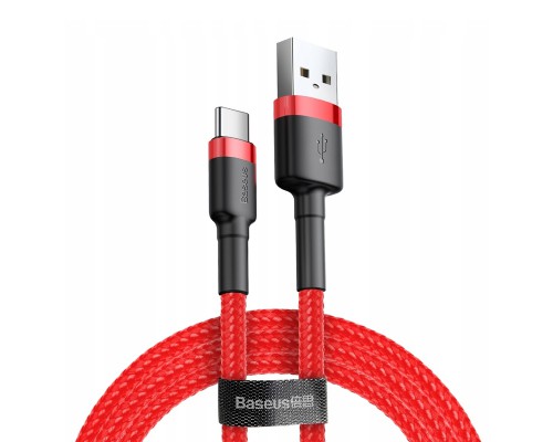 Дата кабель Baseus Cafule Type-C Cable 3A (1m) (CATKLF-B) (00000031871_2)