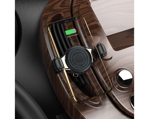 Автодержатель с БЗУ Wireless Charger Hoco S1 (00000031012_1)