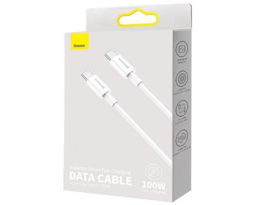 Дата кабель Baseus Superior Series Fast Charging Type-C to Type-C PD 100W (1m) (CATYS-B) (00000053342_2)