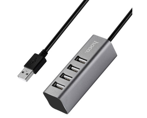 Переходник HUB Hoco HB1 USB to USB 2.0 (4 port) (1m) (00000031109_2)