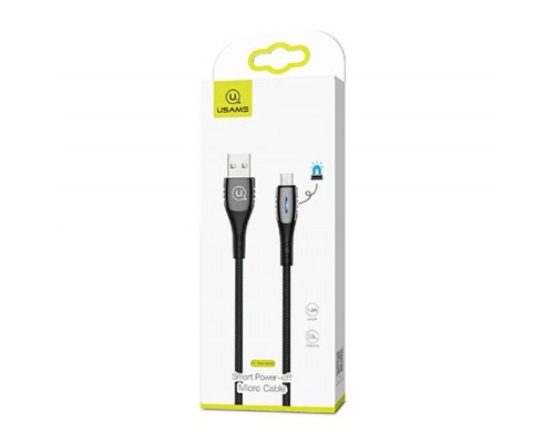 Дата кабель USAMS US-SJ346 Smart Power-off Micro Cable U-Tone (1.2m) (00000051945_1)