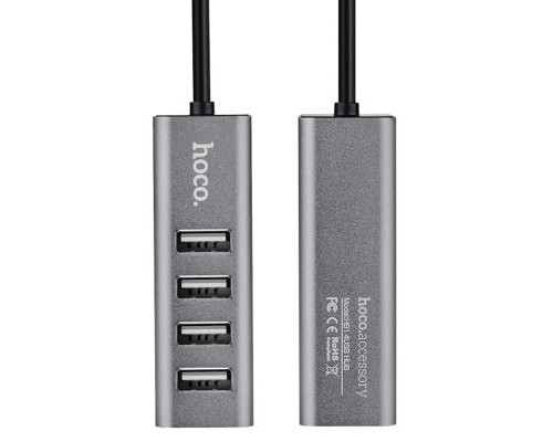 Переходник HUB Hoco HB1 USB to USB 2.0 (4 port) (1m) (00000031109_2)