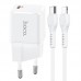 СЗУ HOCO N10 Starter single port PD 20W + Type-C to Lightning (00000056355_1)
